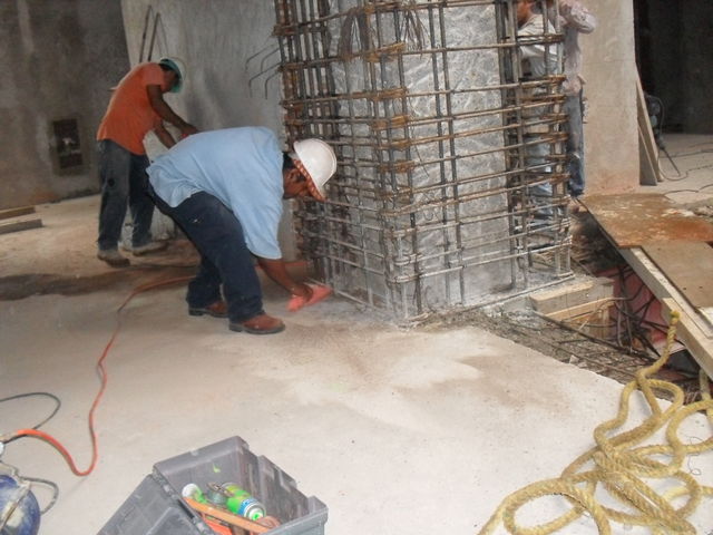 Trazo para cimbra de columna